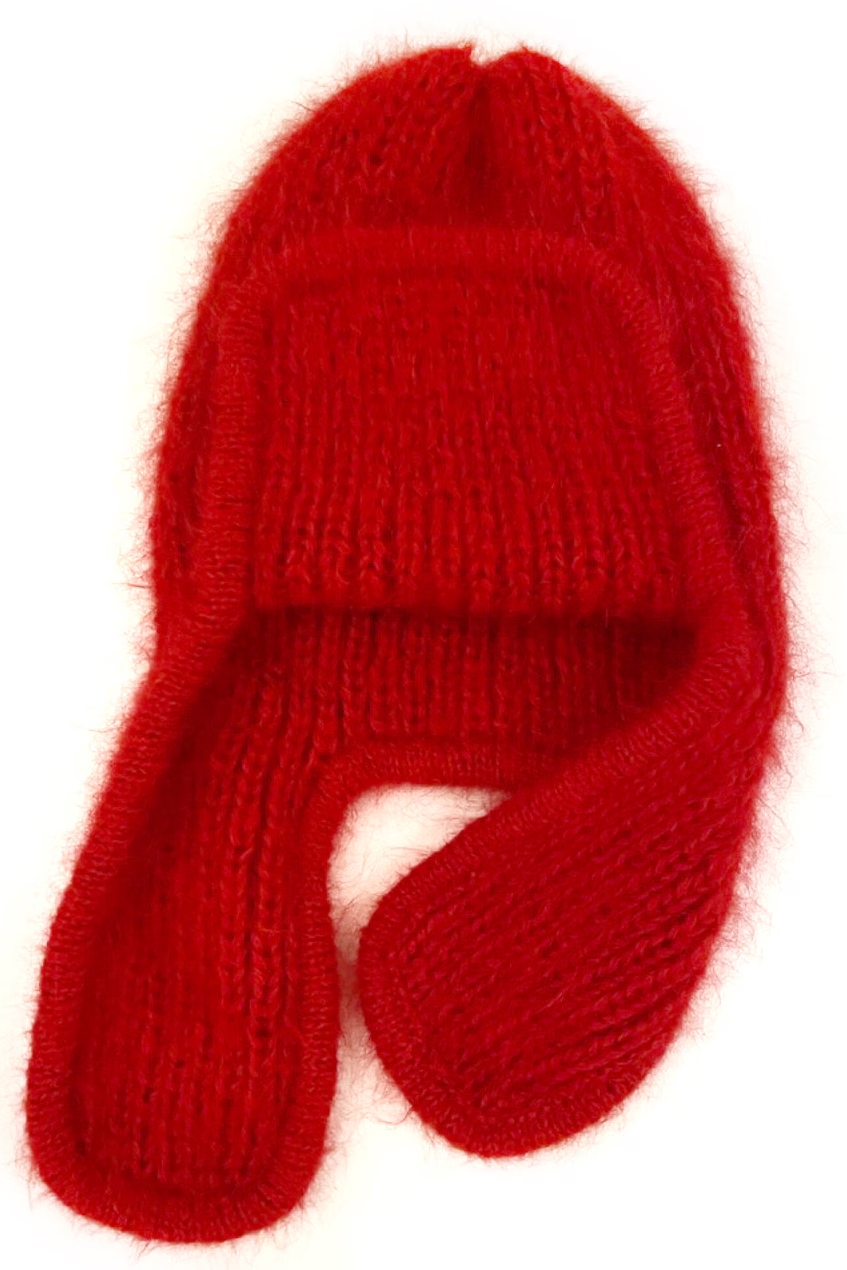 Knit Accent, Chunky Mohair Beanie