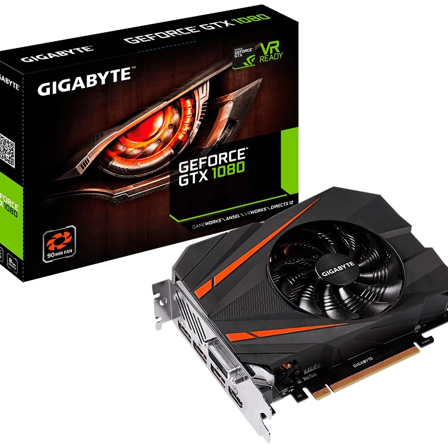 GIGABYTE グラフィックボード GTX1080 ショート基盤 GIGABYTE、長さ17cmのショート基盤向け「GEFORCE GTX 1080