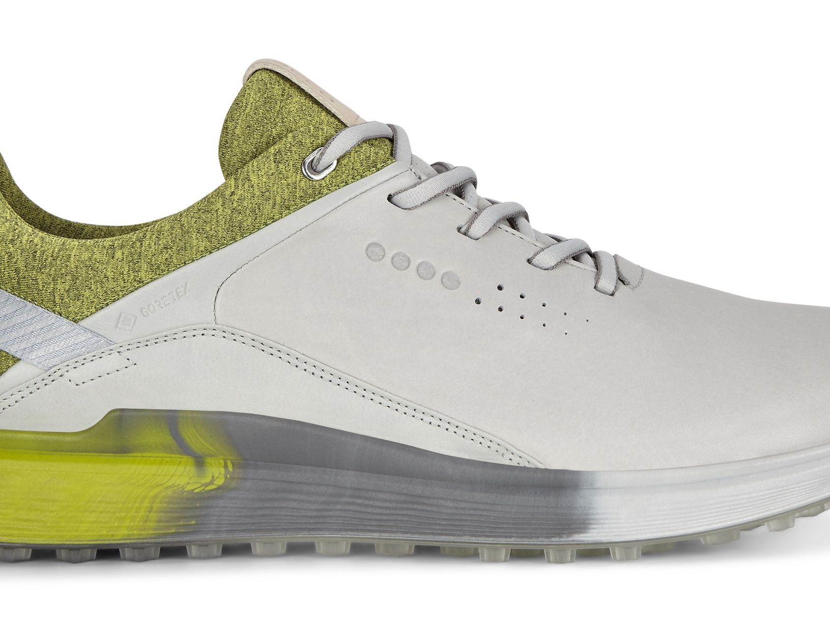 男性用 ECCO Golf S-THREE BOA Free Shipping - ECCO S-Three BOA Golf Shoes White/Caribbean