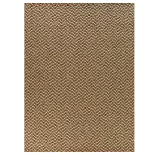Taupe 8 ft. x 10 ft. Solid Indoor/Outdoor Patio Area Rug