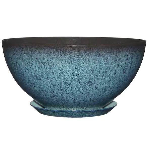 Rosie Medium Indigo Resin Bowl from Home Depot