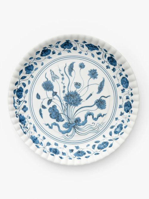 Botanical Melamine Plates, Set of 4