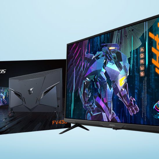GIGABYTE AORUS FV43U 4Kゲーミングモニター AORUS FV43U | GIGABYTE 43インチ 4K ゲーミングディスプレイ/モニター