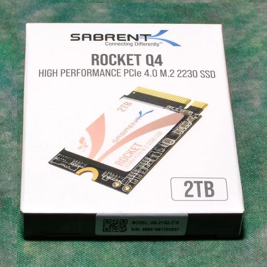 内蔵型SSD SABRENT Q4 2230 NVMe M.2 SSD 2TB Amazon.com: SABRENT Rocket Q4 2230 NVMe SSD 2TB – PCIe Gen4