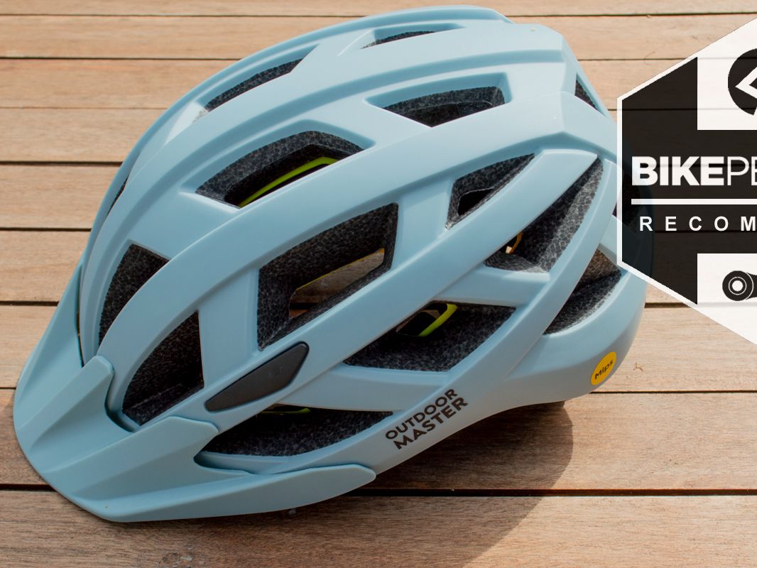 OutdoorMaster Gem Recreational MIPS Bicycle Helmet - Two Removable Linings and Ventilation in Multiple Environments - Mountain Bike Helmet, Highway for Youth and Adults (Aqua Blue, Large