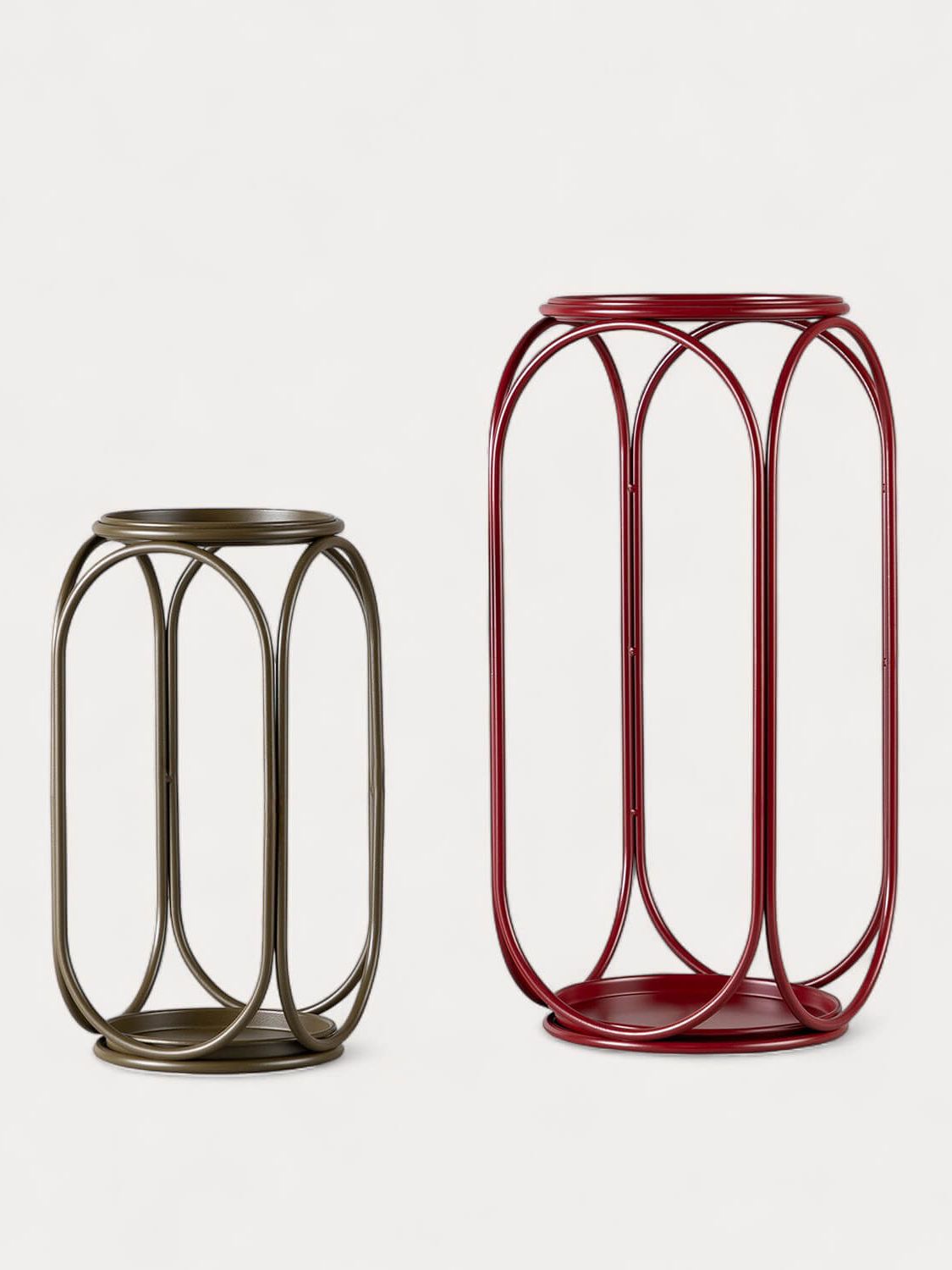 Pack of 2 Metal Plant Stands Hans