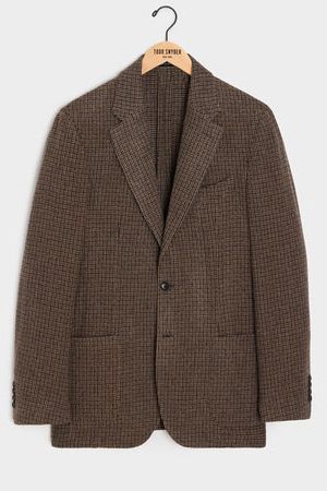 Italian Wool Houndstooth Sport Coat