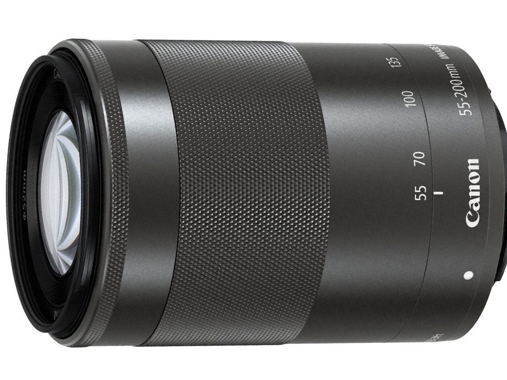 Amazon.com : Canon 55-200mm EFM f4.5-6.3 is STM Lens - Black