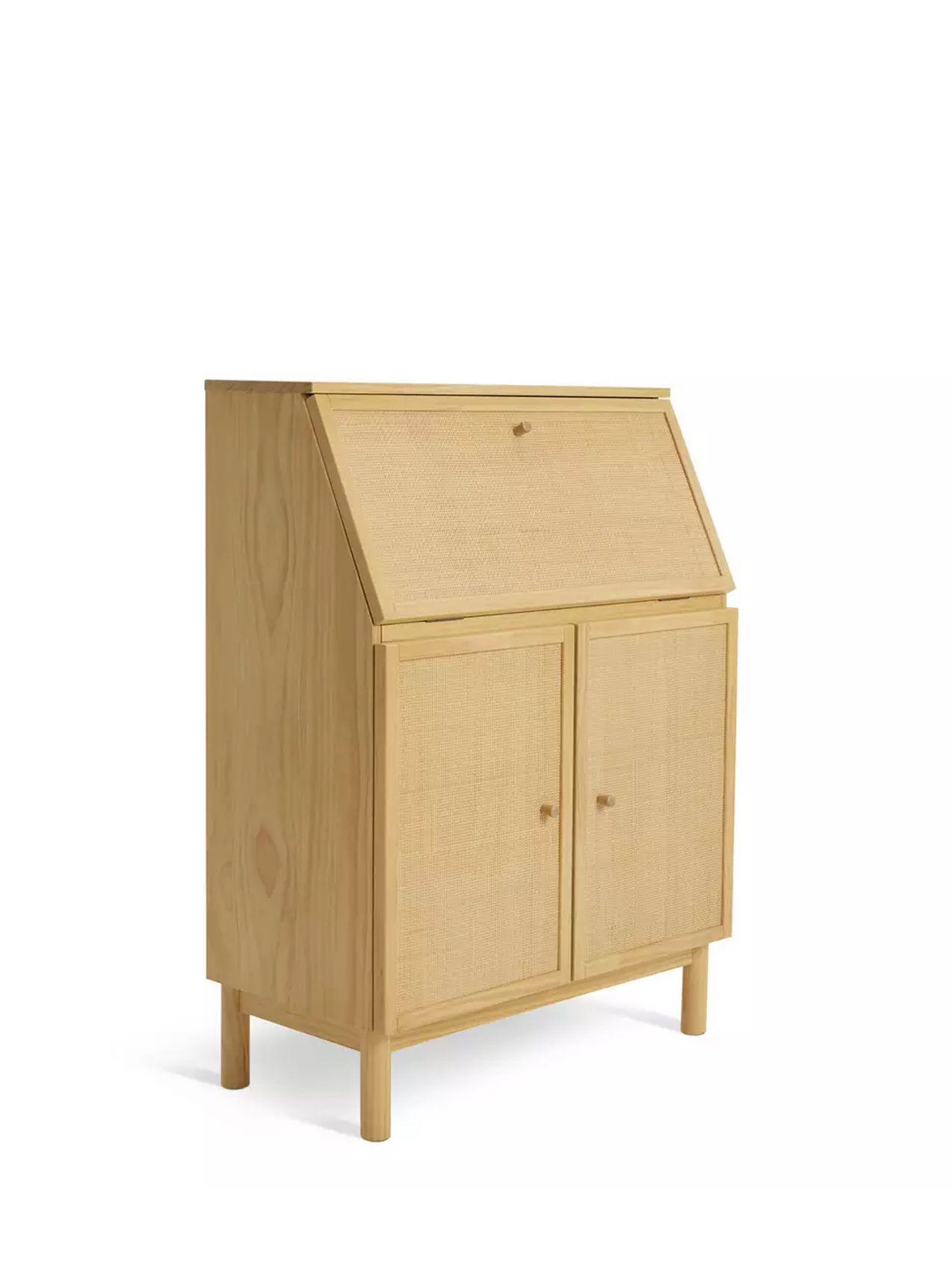 Habitat, Simone Hideway Rattan Desk