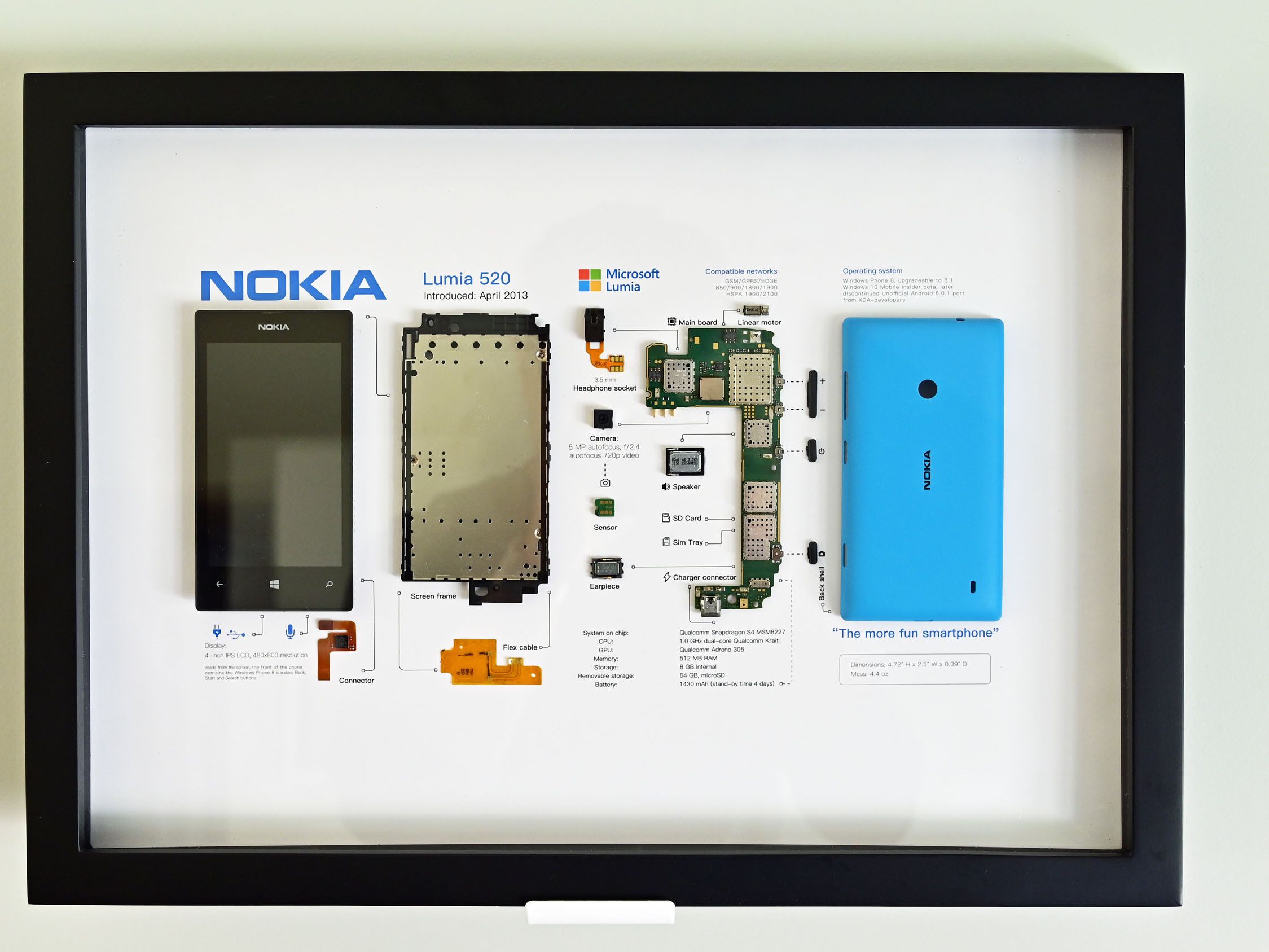 The Grid Studio 'exploded' Lumia 520 is a must-have for any