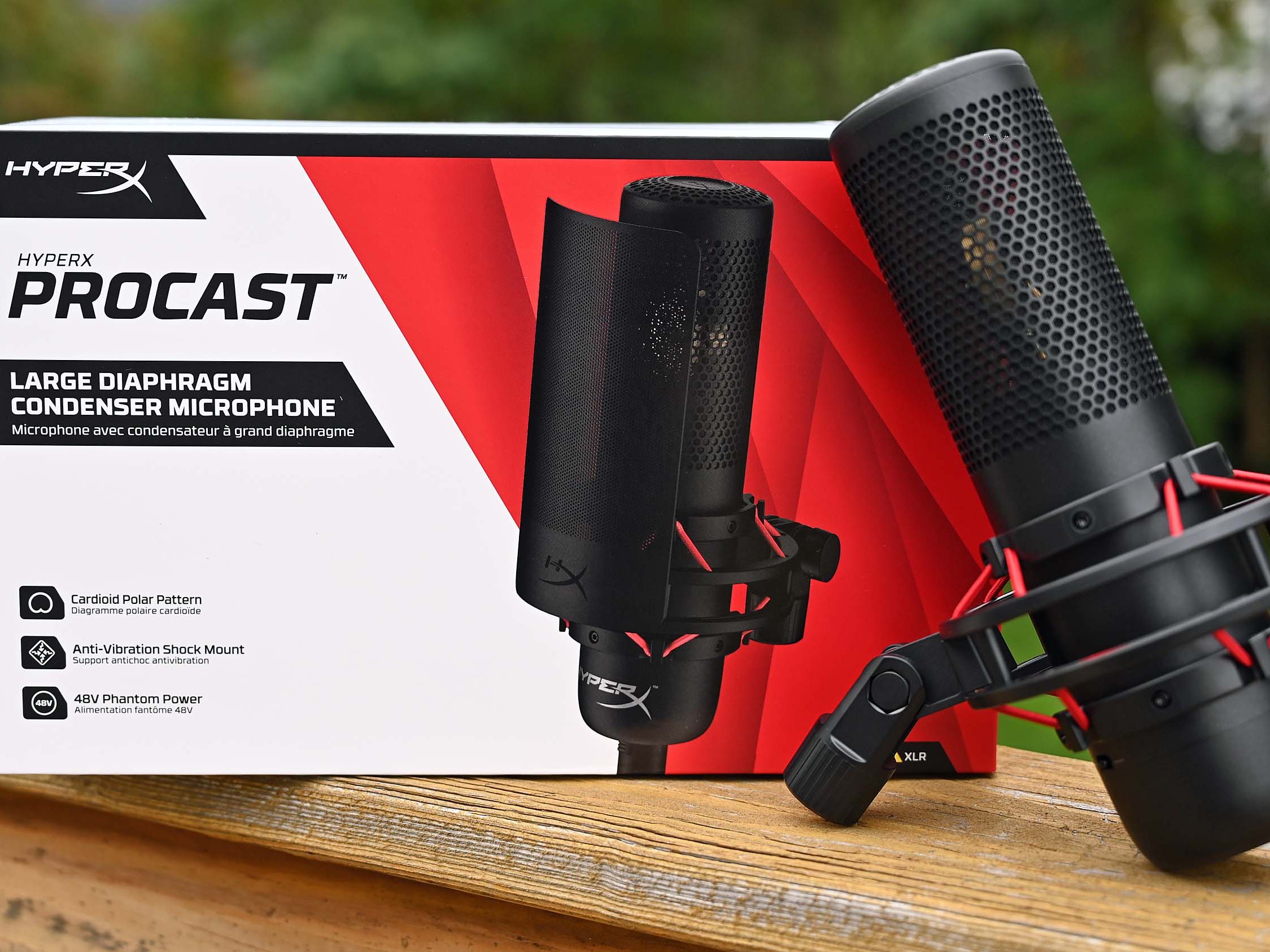 HyperX's new ProCast XLR Microphone is so good it has a massive 1