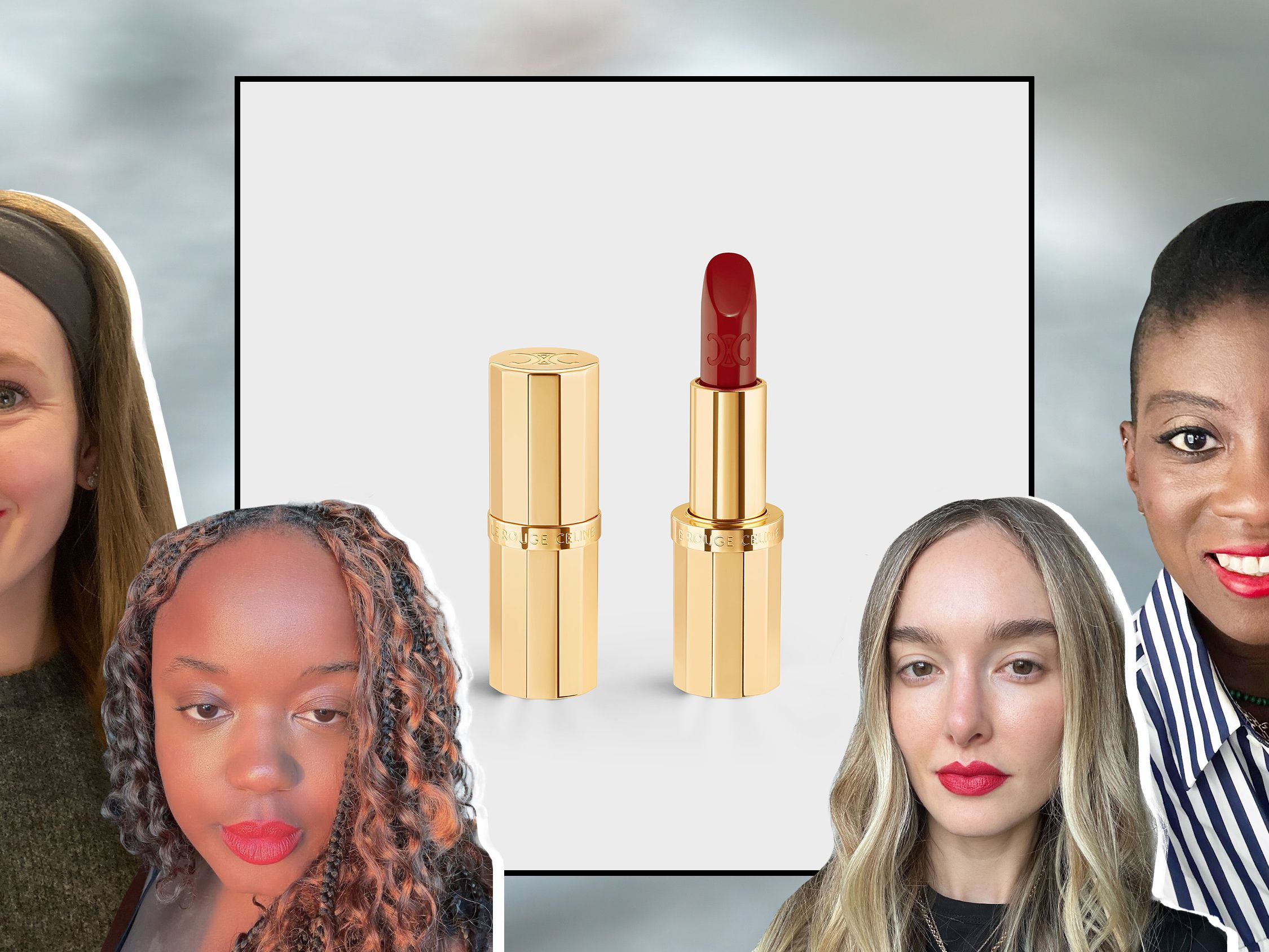 Celine Red Lipstick Review: 4 Marie Claire Editors Test It First | Marie  Claire
