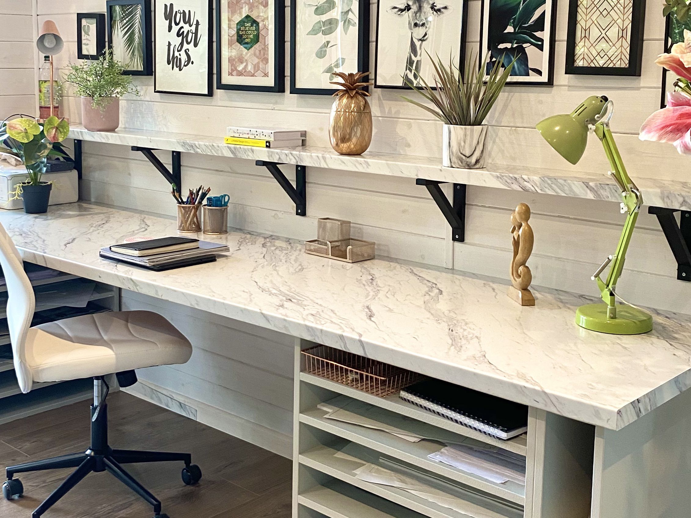 DIY desk ideas to make working from home work like a dream | Real Homes, image size:2262x1697