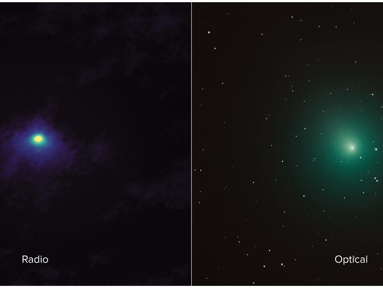 その他 COMET TWINKLE 04 FII Telescope reveals a growing tail on the comet that's visiting from