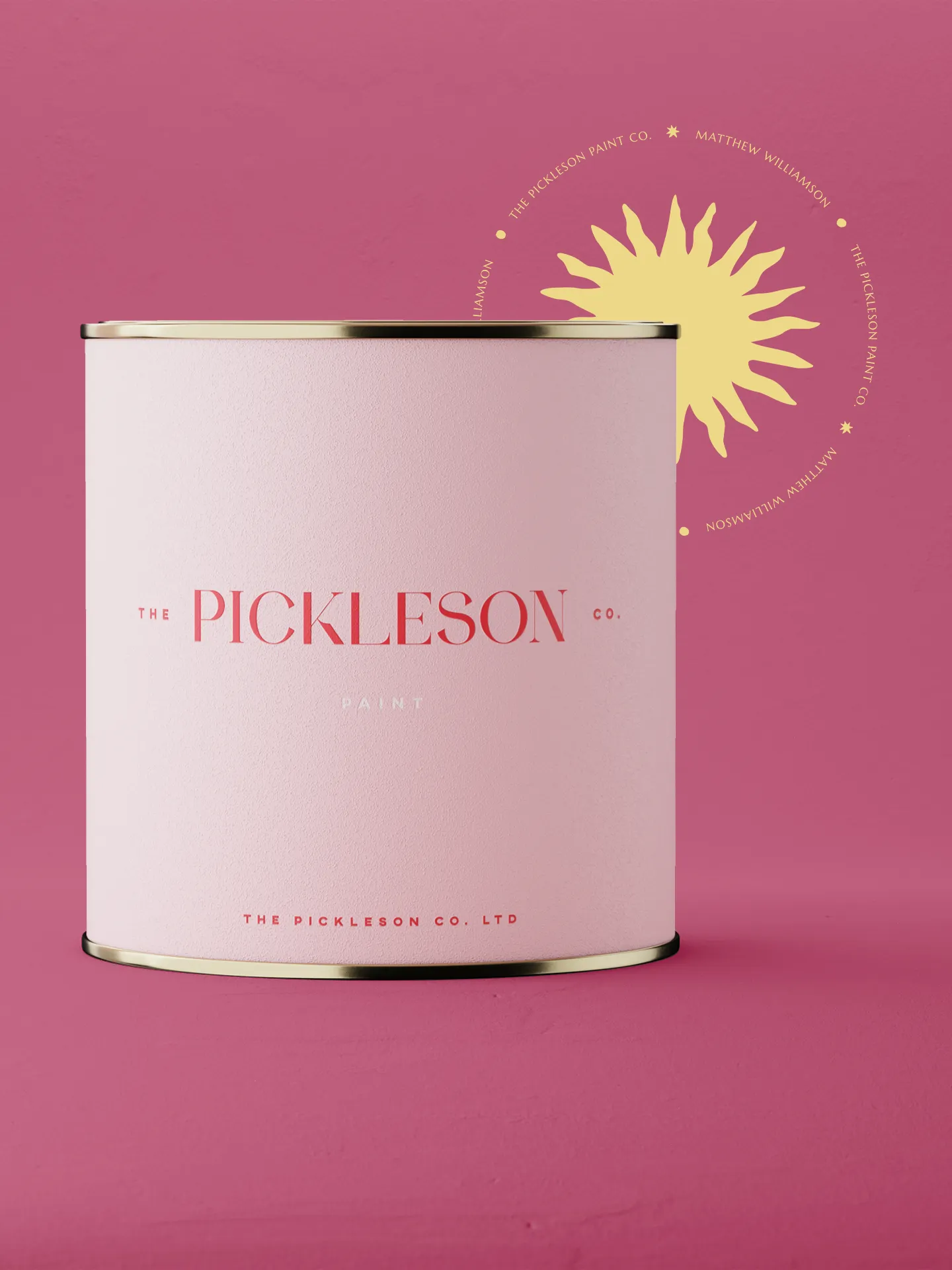 Pedro Pink Paint by Matthew Williamson X the Pickleson Paint Co. &amp;mdash; Pickleson