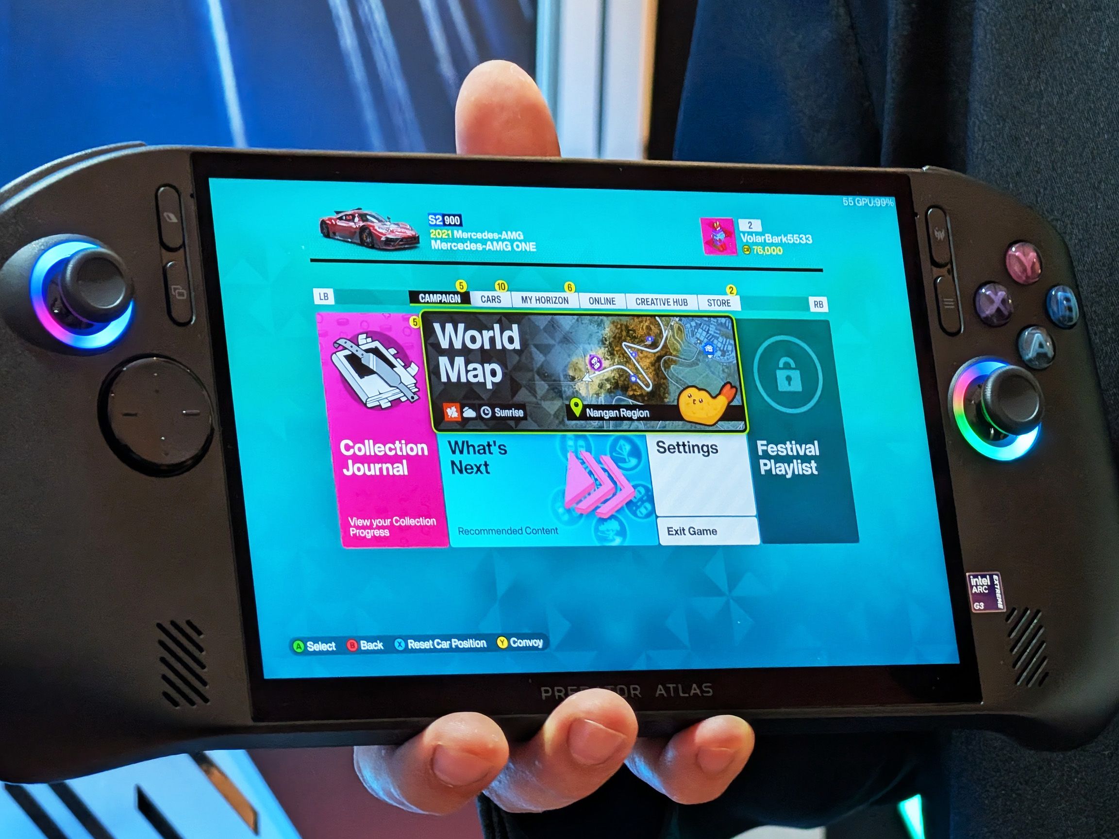 Acer is launching an Intel Arc G3 Extreme gaming handheld
