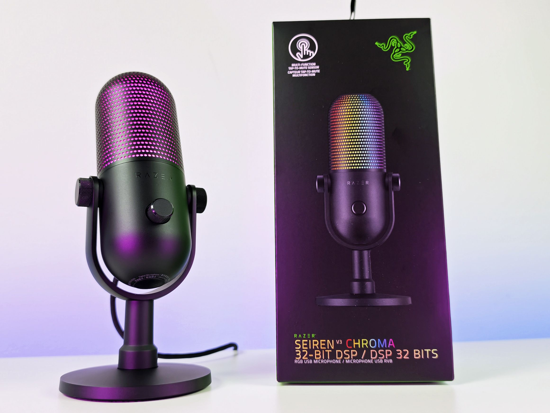 Razer Seiren V3 Chroma 32‑Bit DSP review: RGB meets real broadcast