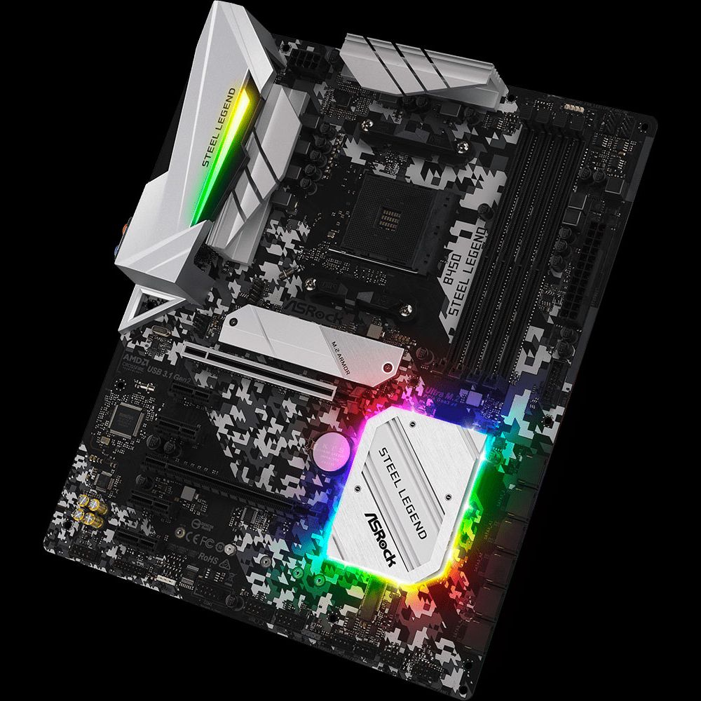 Asrock B450m Steel Legend Power Switch ASRock Enables Smart Access