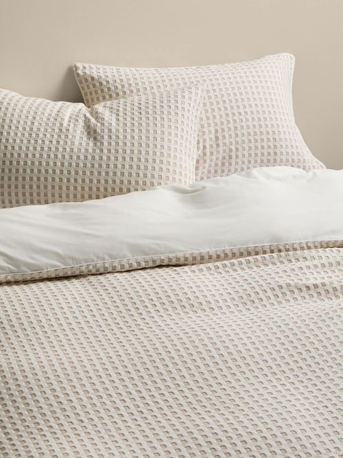 Pure Cotton Waffle Bedding Set