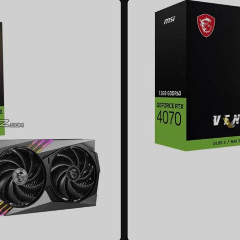 MSI RTX 4070 Gaming X Trio and Ventus 3X OC Pose for Photos