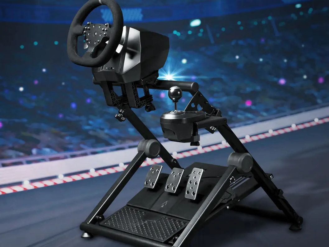 Dark Matter GT foldable racing wheel stand hands-on: A decent