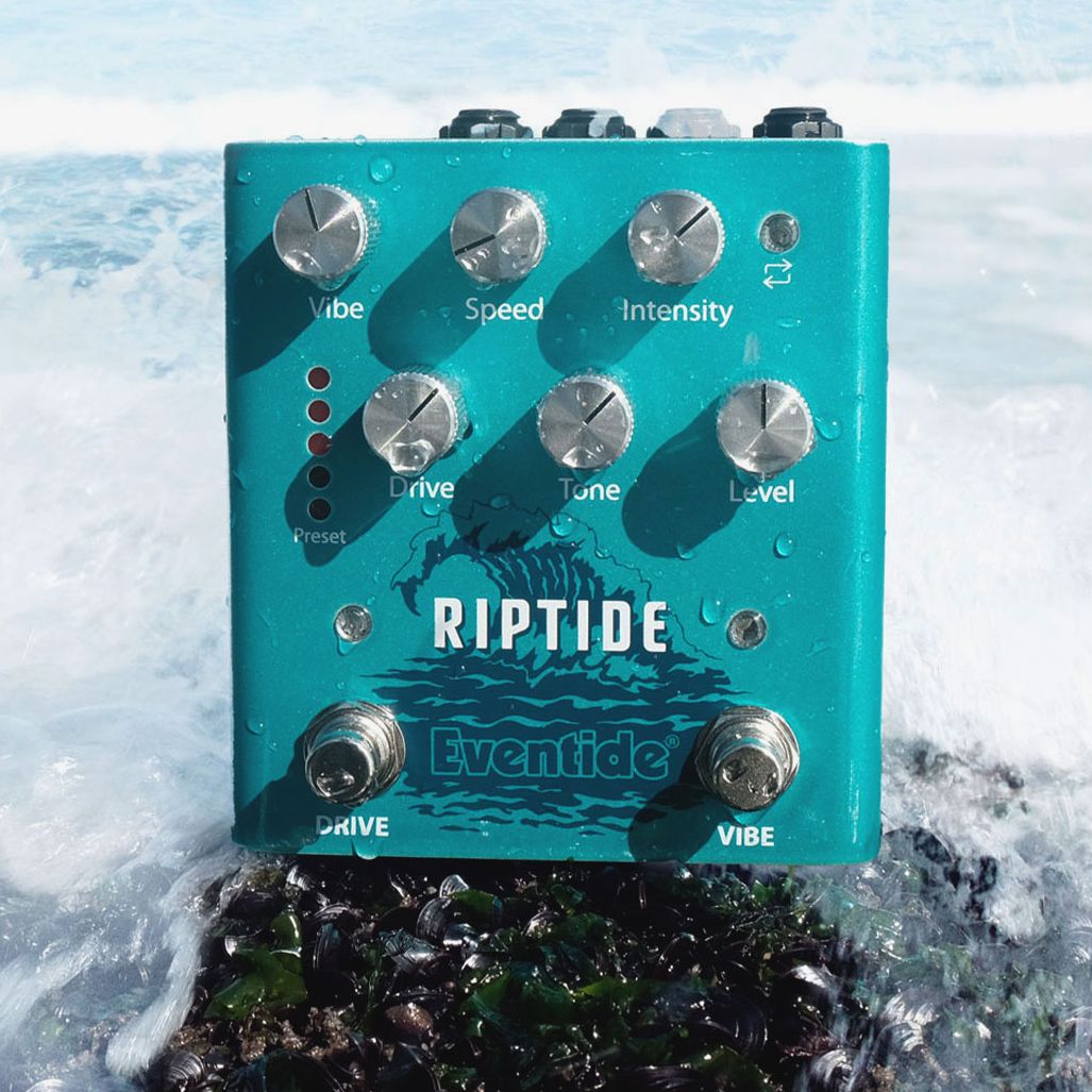 Eventide's new Riptide pedal combines an overdrive with a Uni-Vibe