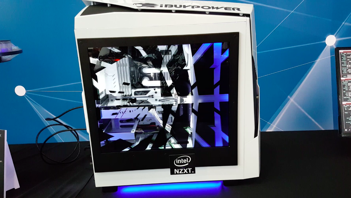 Windowsデスクトップ May Thandar iBuypower's transparent LCD side panel looks awesome | PC Gamer