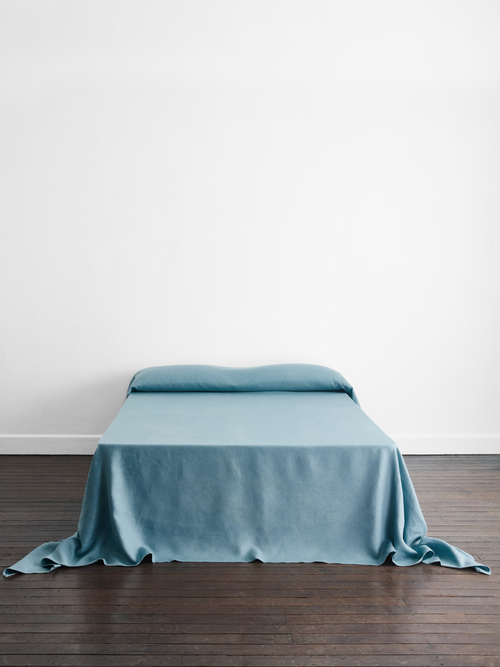 Lagoon Heavy Linen Bed Cover