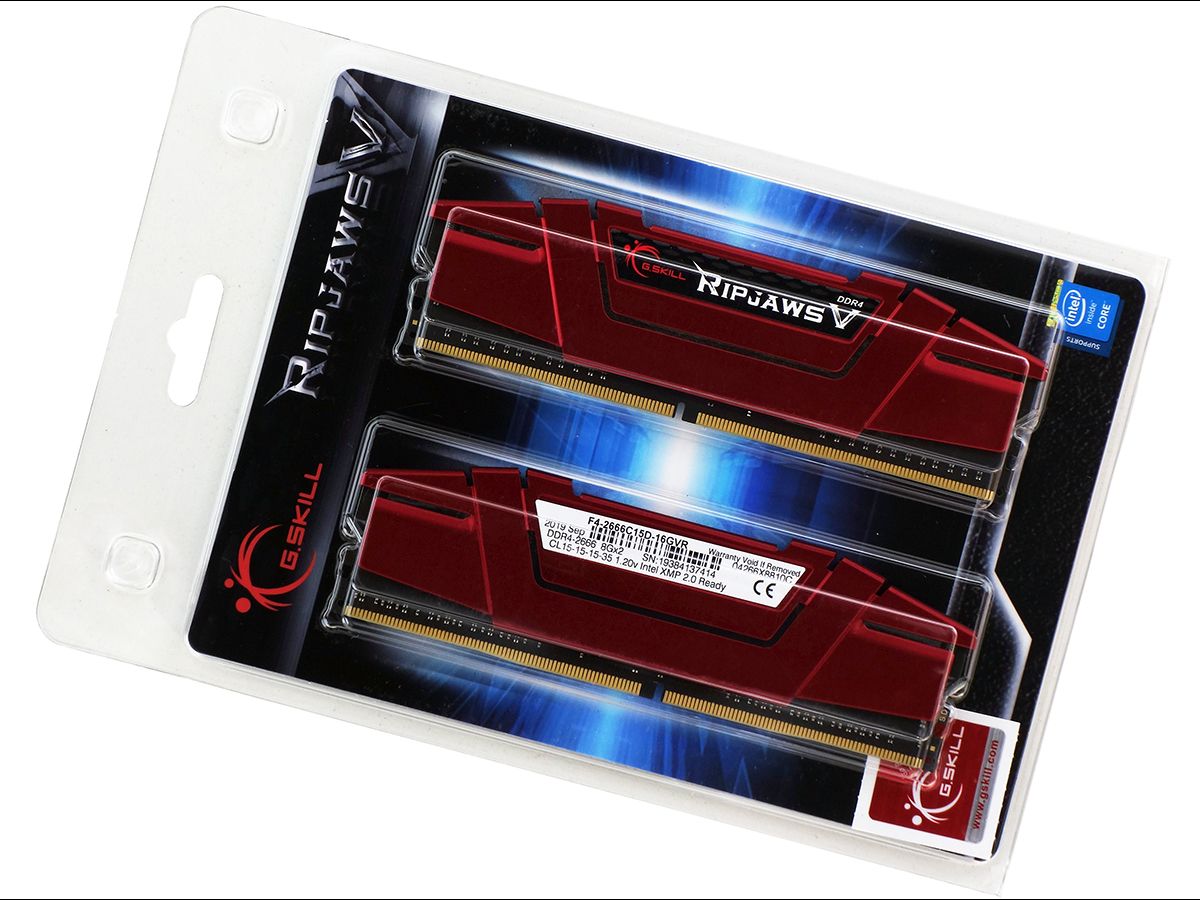 G.SKILL DDR4-2666 16GB✕２ G.SKILL Ripjaws V Series 16GB (2 x 8GB) DDR4 2666 (PC4 21300