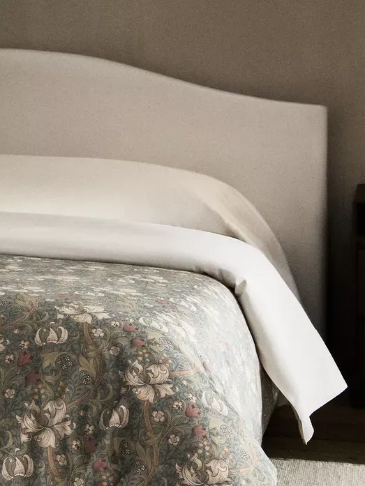 Zara Home, Morris &amp;amp; Co. Cotton Sateen Duvet Cover