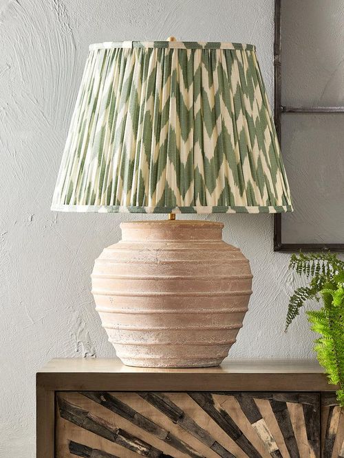 Larger Ambrose Table Lamp in Natural Terracotta