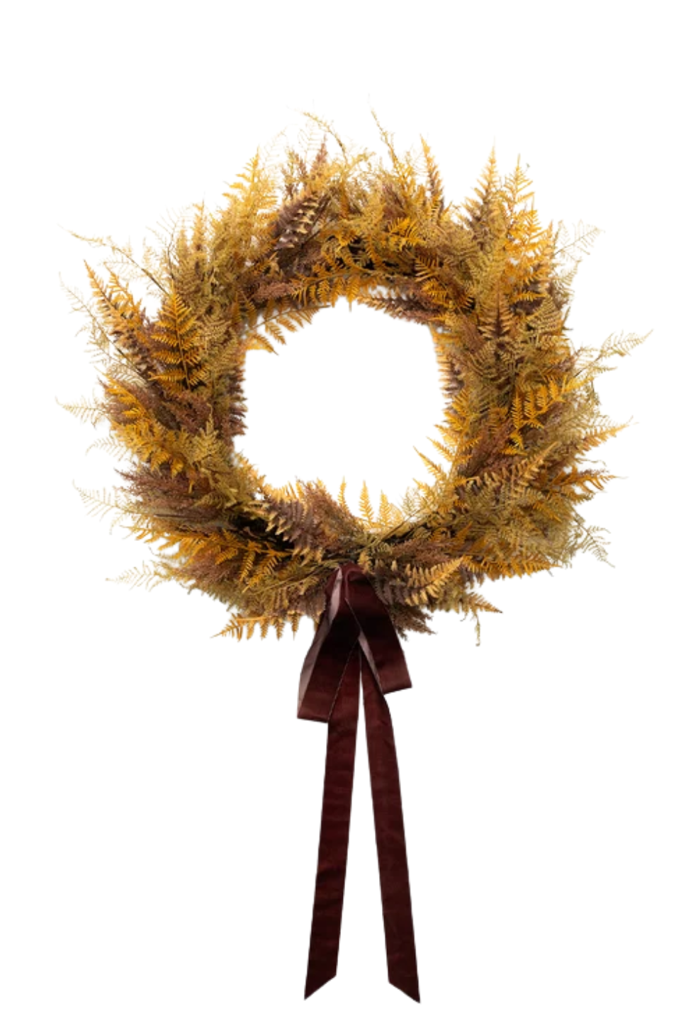 a decorative fall wreath