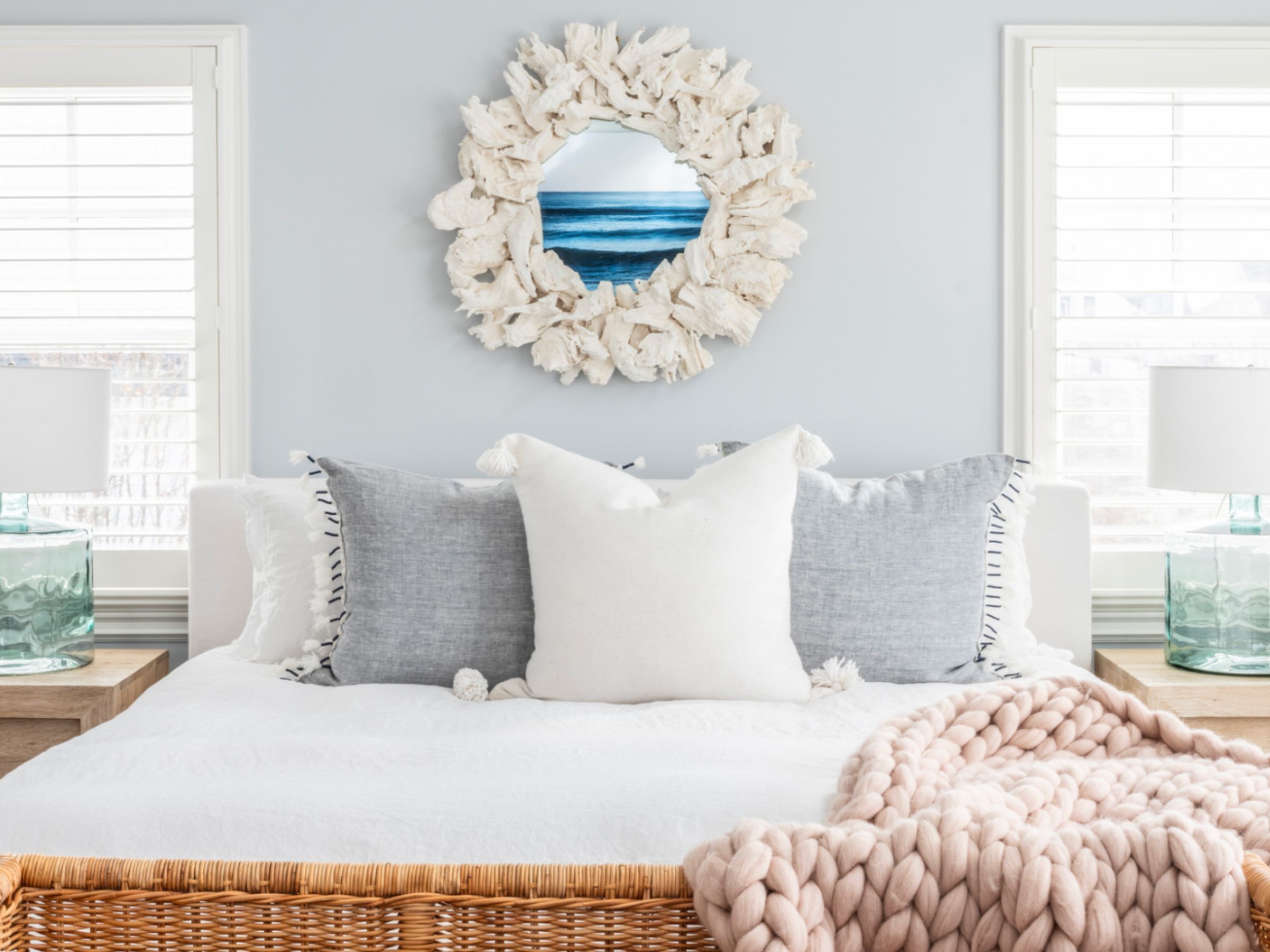 Coastal Inspired Bedroom Windows