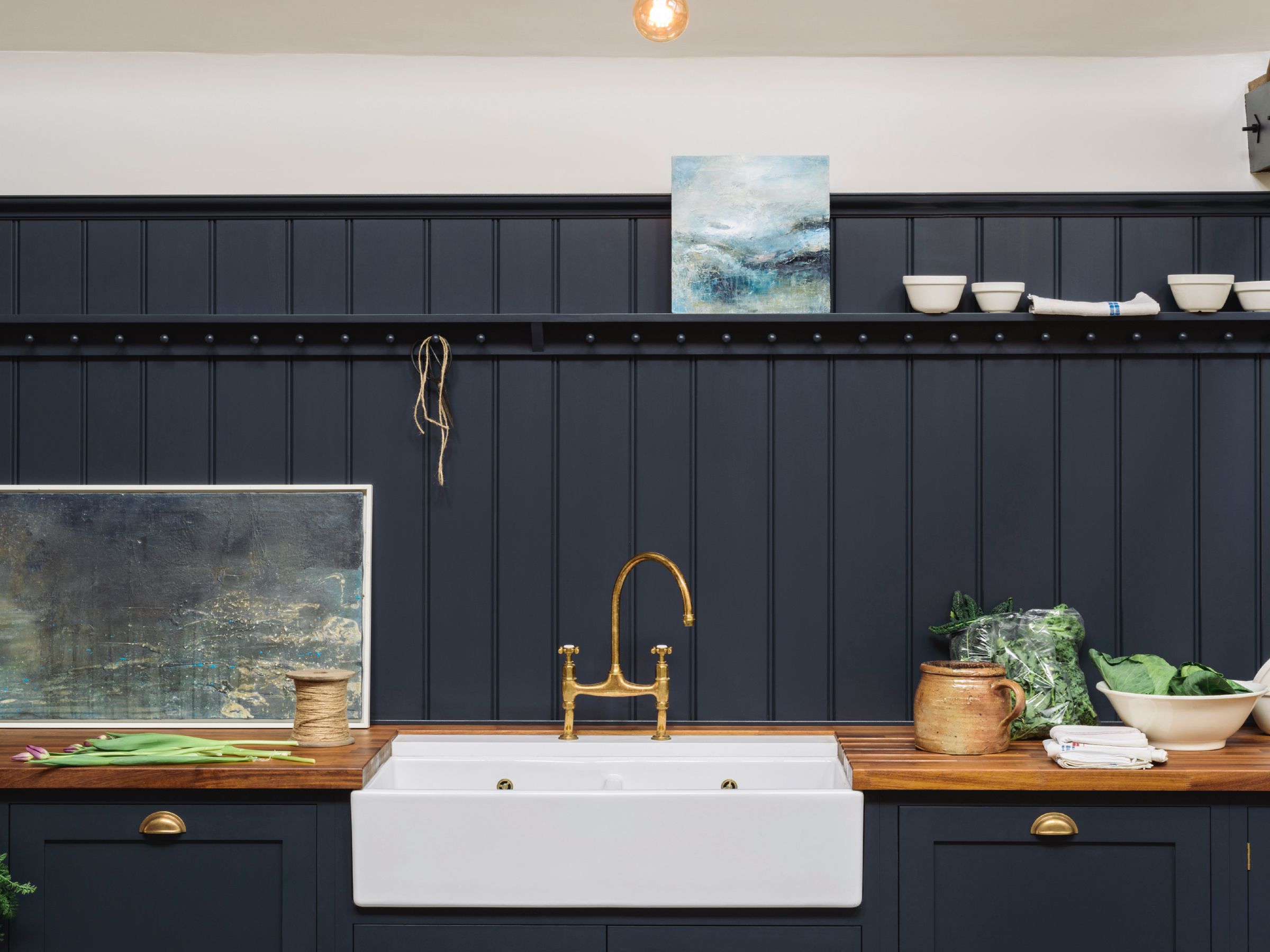 9 kitchen wall paneling ideas to zhuzh your space | Real Homes, image size:2400x1800