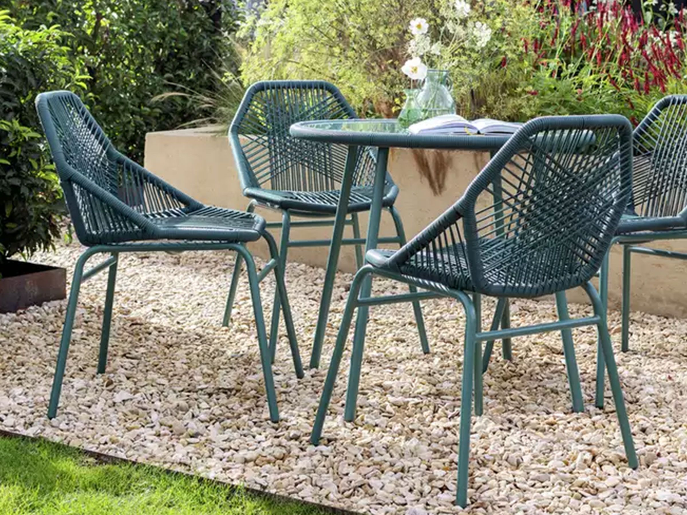 argos plastic garden table and chairs