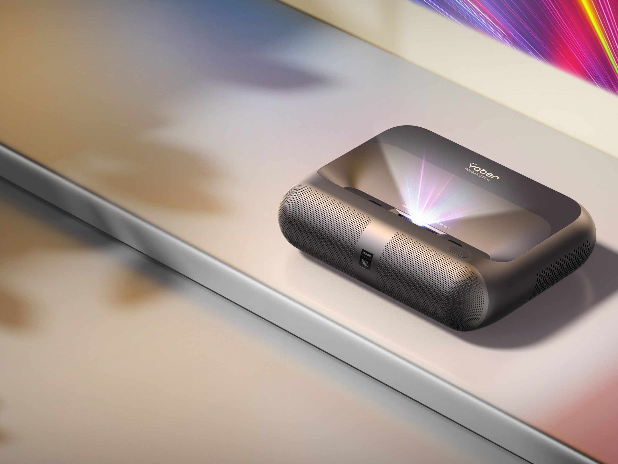 プロジェクター Yaber Projector T2 YABER T2] A casual and highly functional portable projector