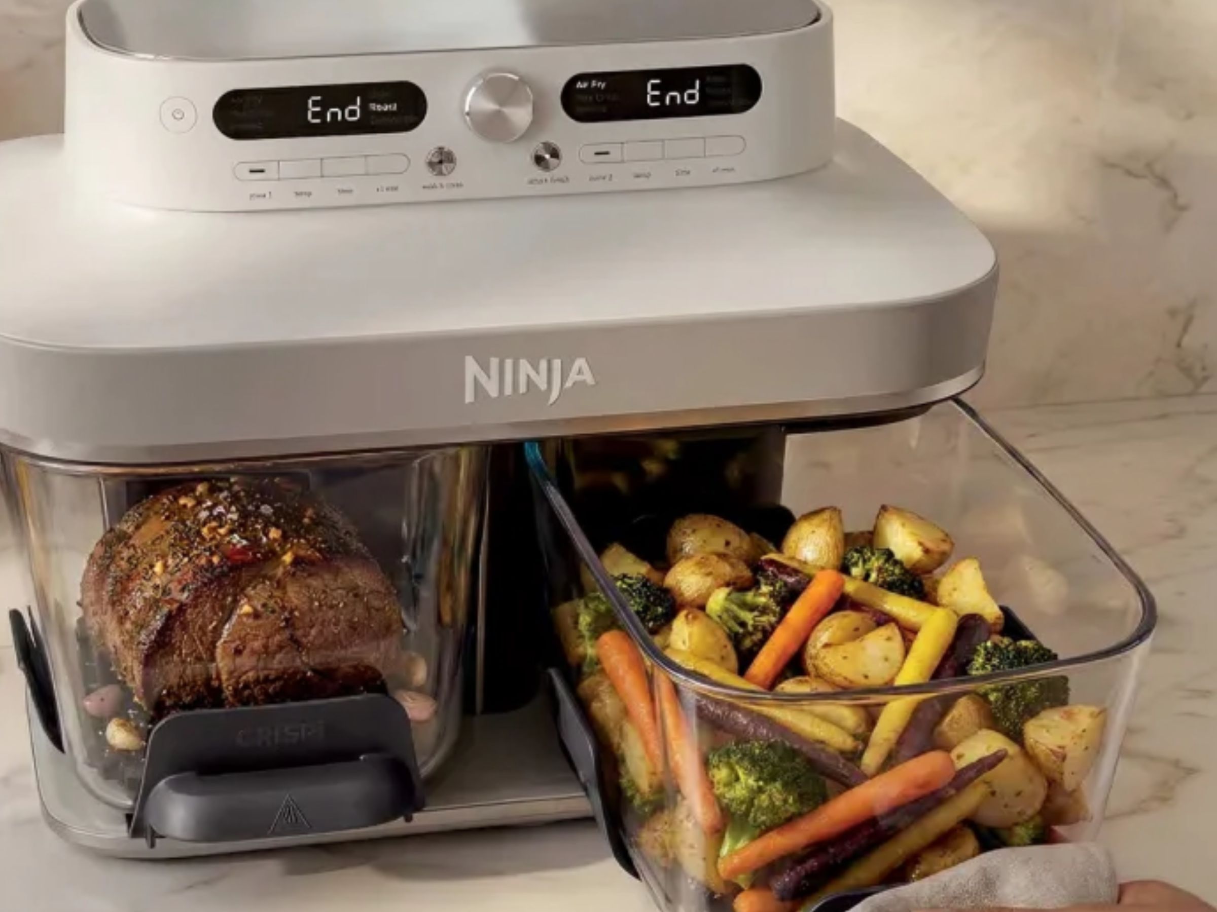 Ninja's New Glass Crispi DualZone Is Bigger and Better