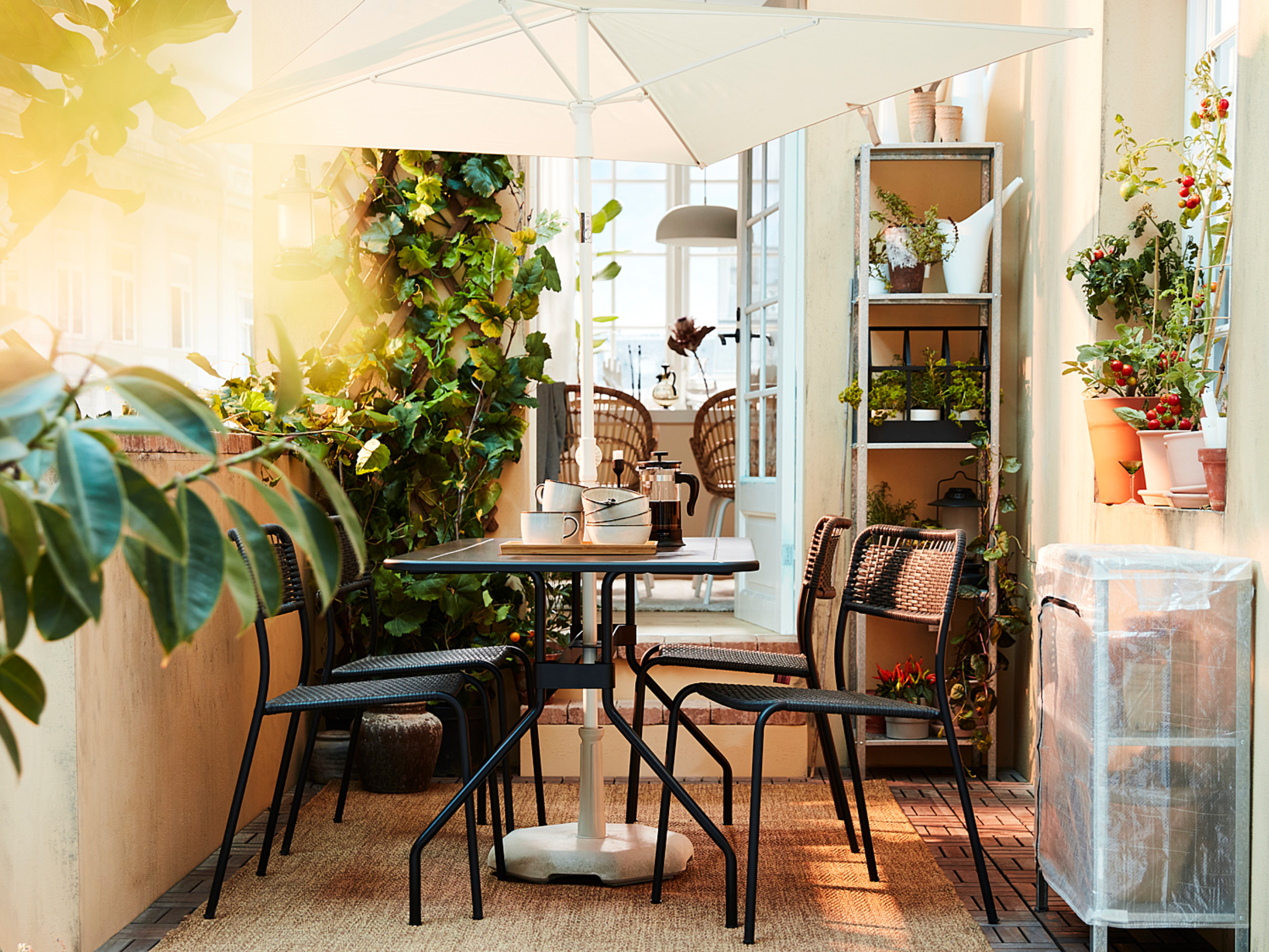 big patio umbrella ike Garden Winds Custom Fit Replacement Canopy Top Cover Compatible with The Seglaro 492.518.03, 303.878.68, 005.002.05 Rectangular You can also tilt the parasol IKEA's $35 Parasol Saves Small