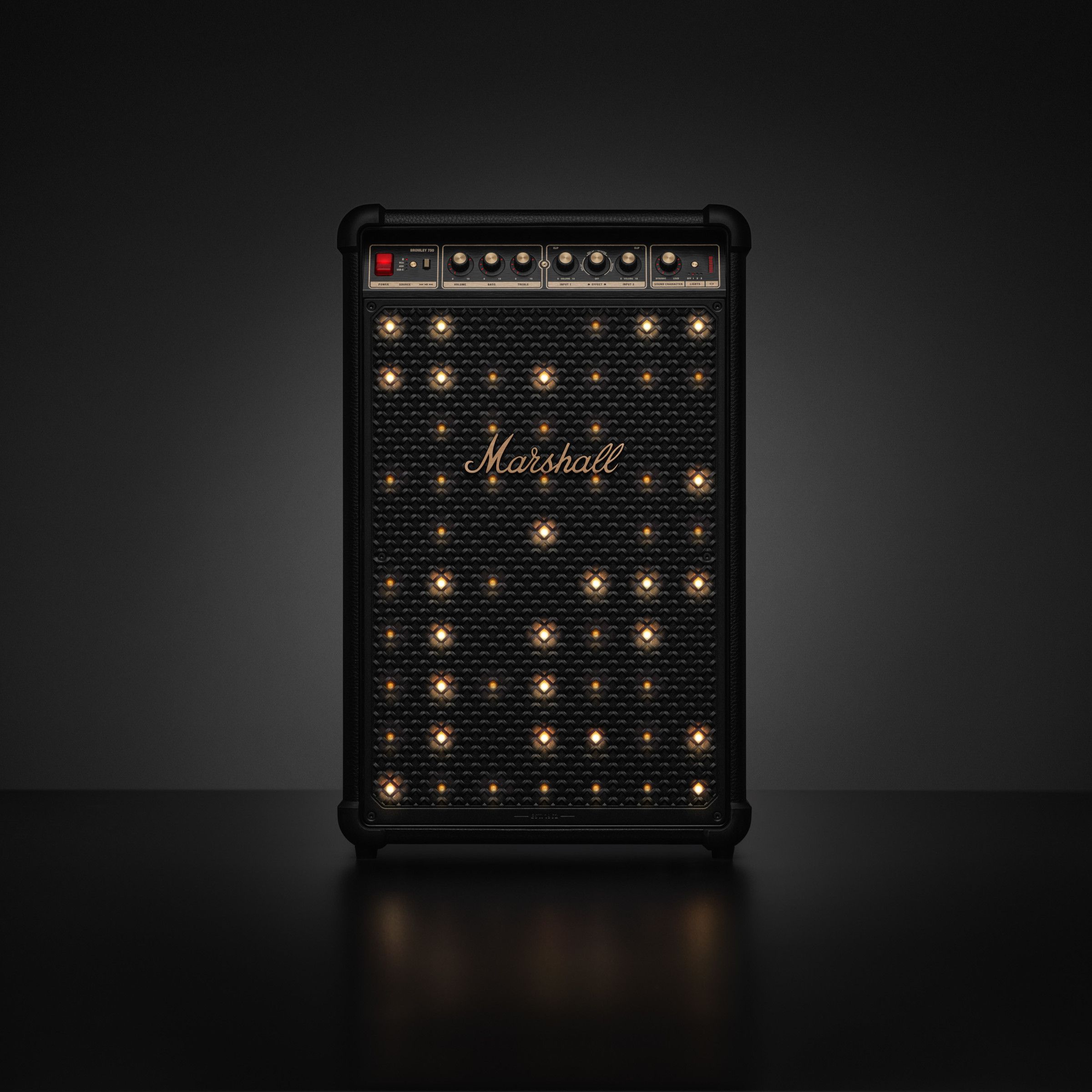 【美品】Marshall BROMLEY 750 Marshall Bromley 750 Black and Brass｜ミュージックランドKEY