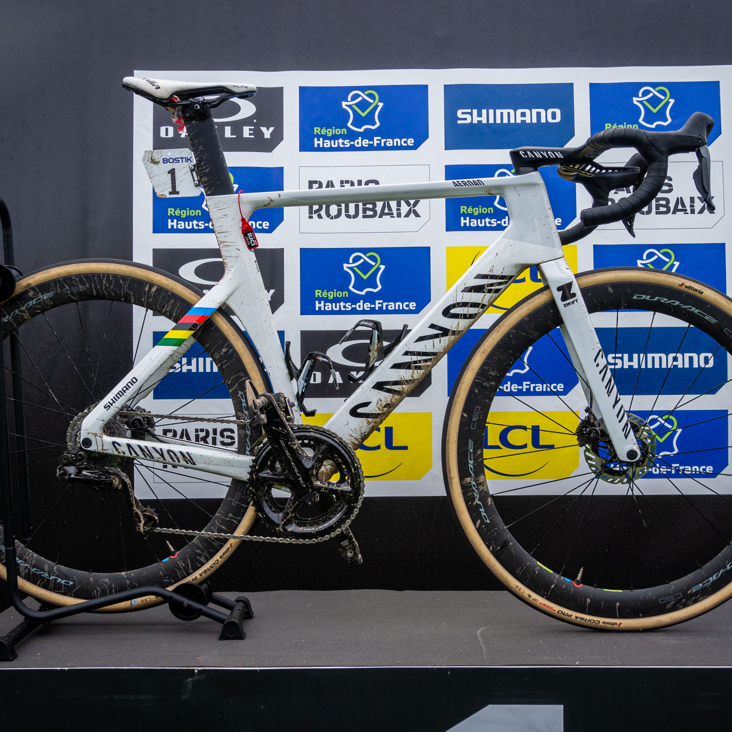 The Paris-Roubaix winner's bike: Mathieu van der Poel's Canyon