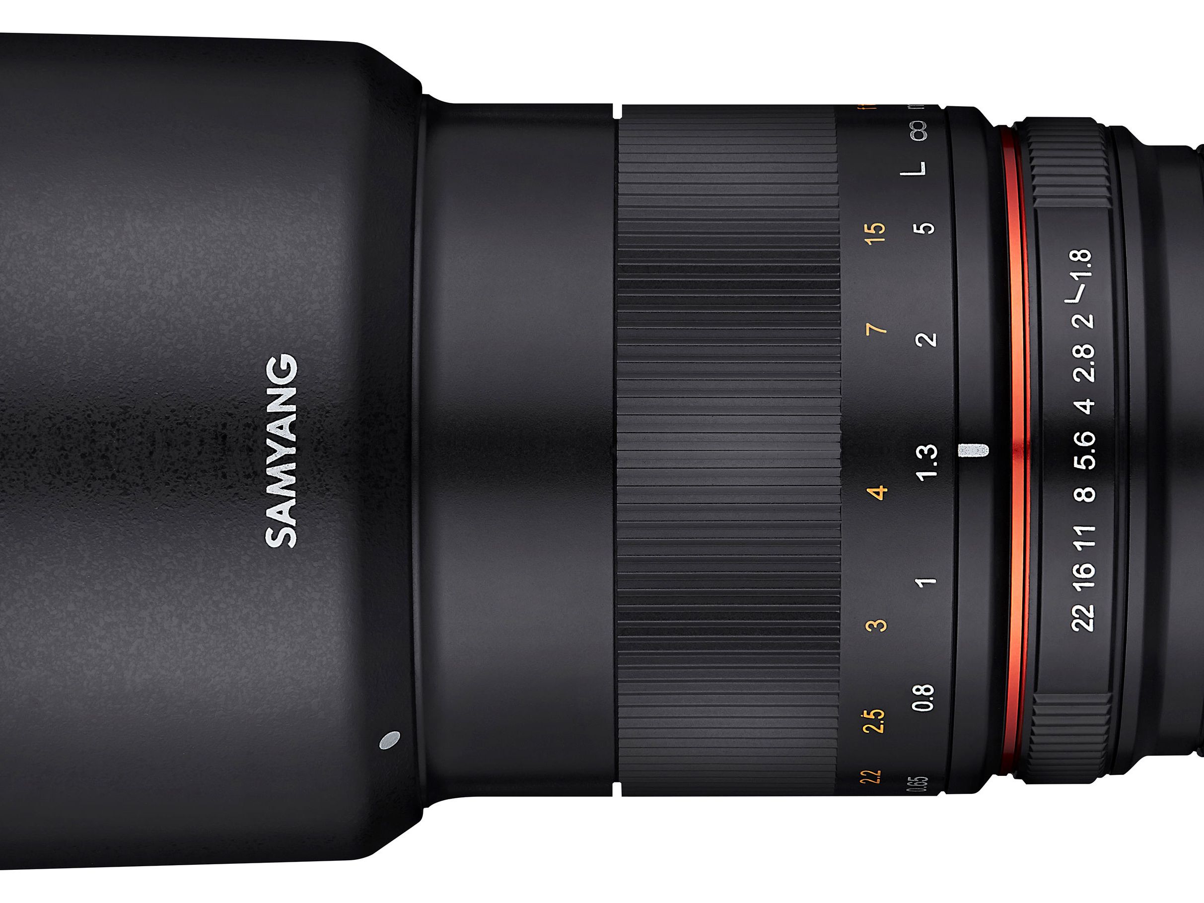 Objectif Samyang 85mm F1.8 EF-M - Pour Canon APS-C, Mise Au Point Manuelle, Lentille ED Et UMC, Pare-soleil Inclus
