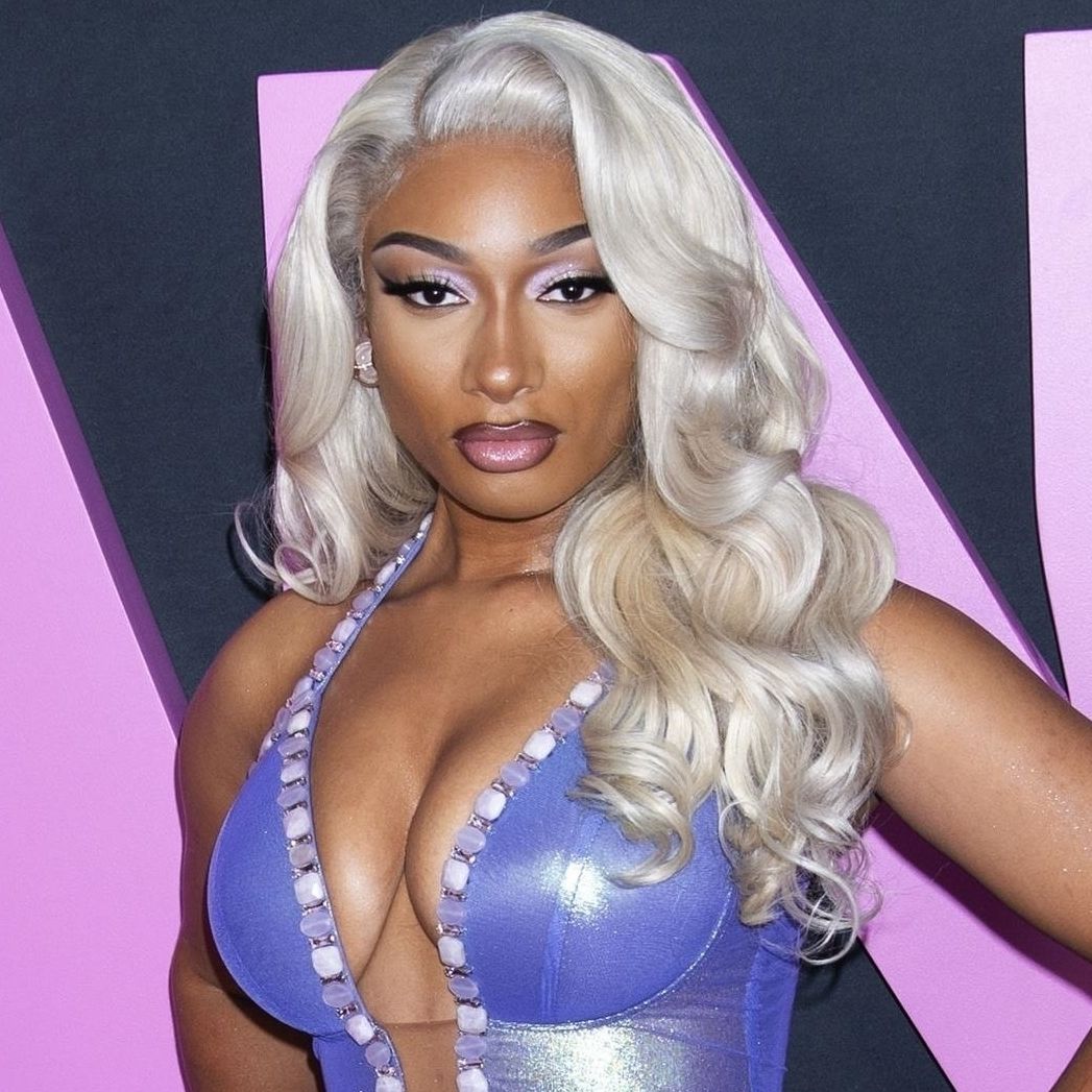 megan thee stallion purple dress Megan Thee Stallion's 'Mean Girls' Gown Was Y2K Perfection
