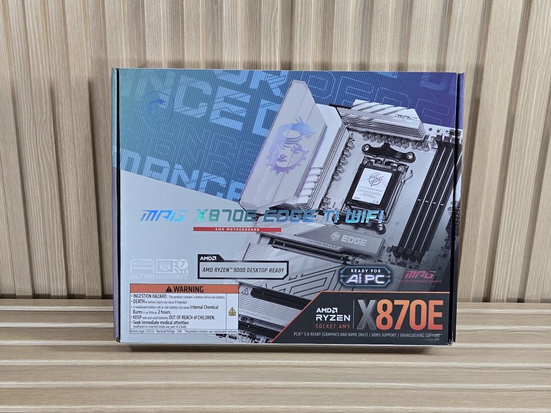 MSI MPG X870E Edge Ti Wifi Review: Silver-white aesthetic meets