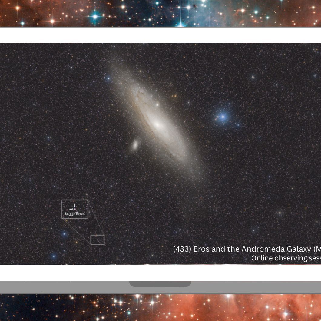 Watch live as near-Earth asteroid Eros buzzes the Andromeda Galaxy
