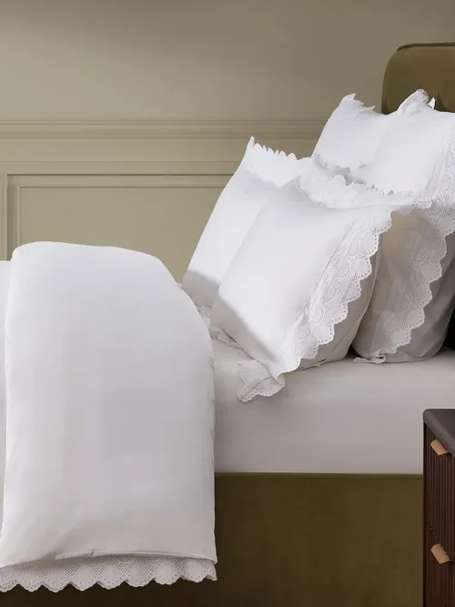 Alice 200 Thread Count Duvet Cover - White
