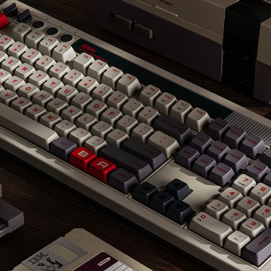 8BitDo Retro Mechanical Keyboard gets full size 108 key version