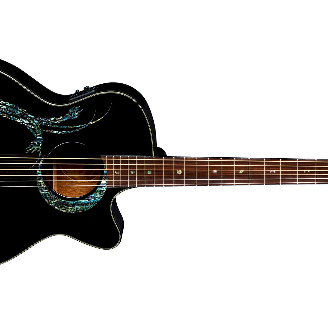 Luna Guitars announces ornately finished Fauna Phoenix acoustic 