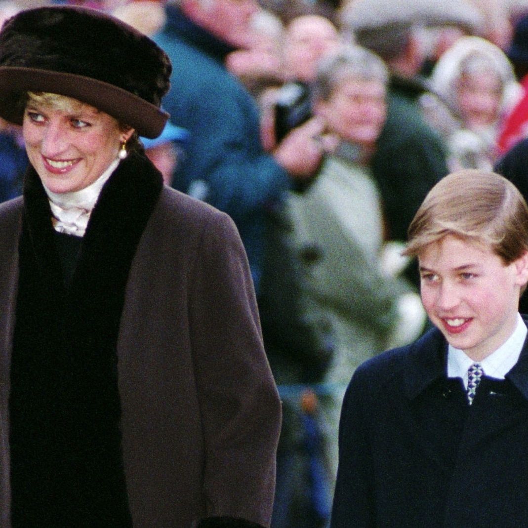 princess diana christmas dinner dress Diana sports a festive red outfit for Christmas Day church service, 1986