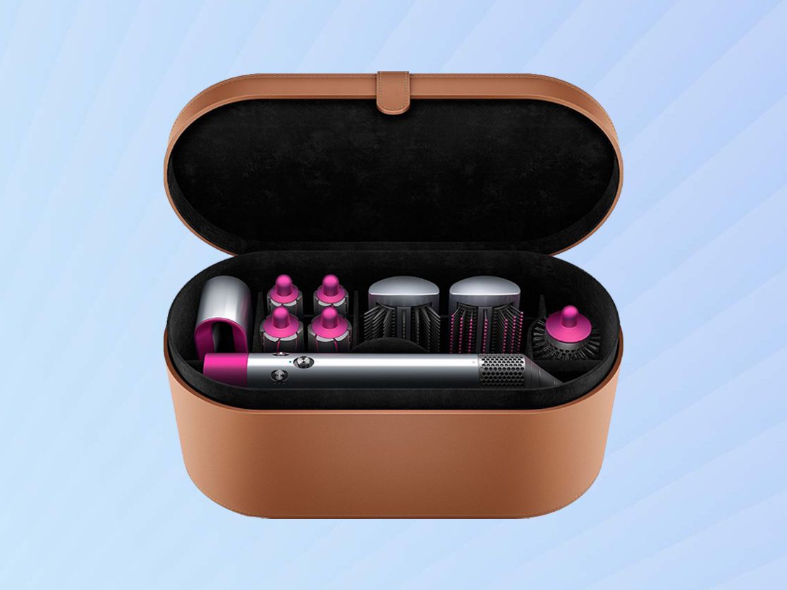Dyson Airwrap ヘアスタイラーセット(ケース付き) ダイソン Dyson Airwrap スタイラー Complete [ニッケル/フューシャ