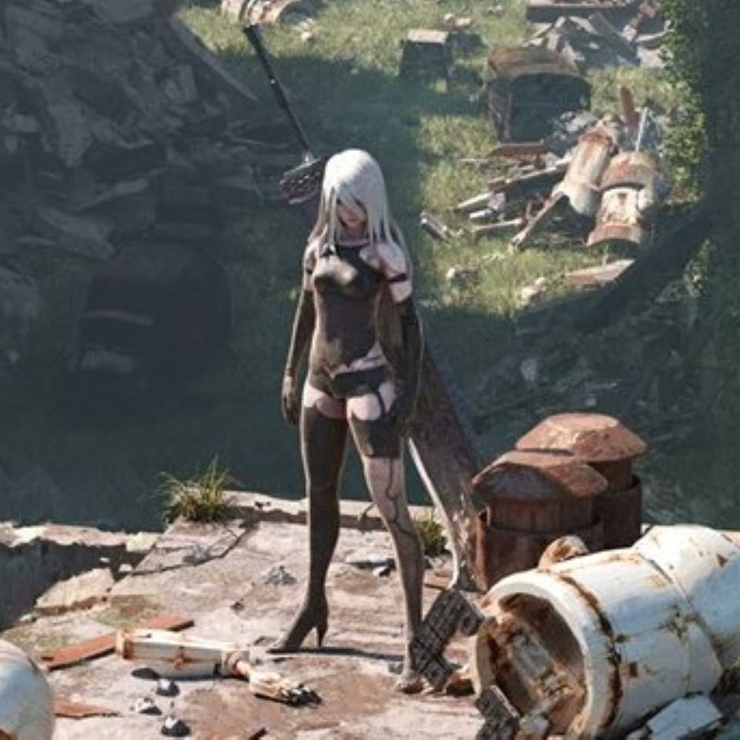 Nier Automata hides two crucial characters on its Switch box art